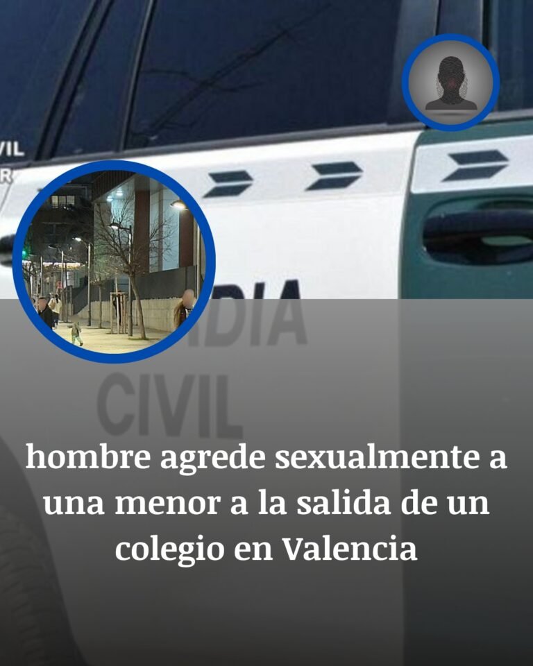 Indignación en Valencia: Un depredador de 38 años asalta a una menor a la salida de su colegio
