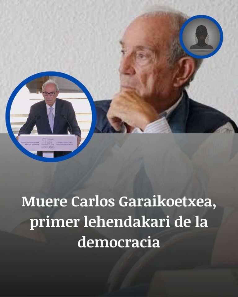 El último aliento del arquitecto: Adiós a Carlos Garaikoetxea a los 87 años