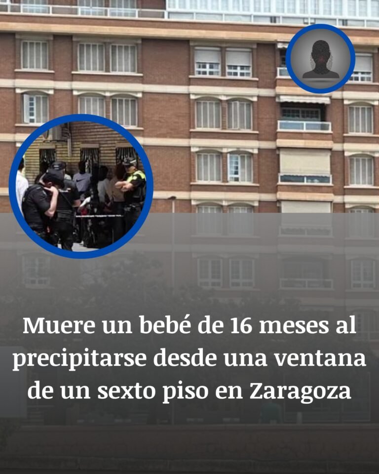 Tragedia en Zaragoza: Un bebé de 16 meses muere al caer desde un sexto piso