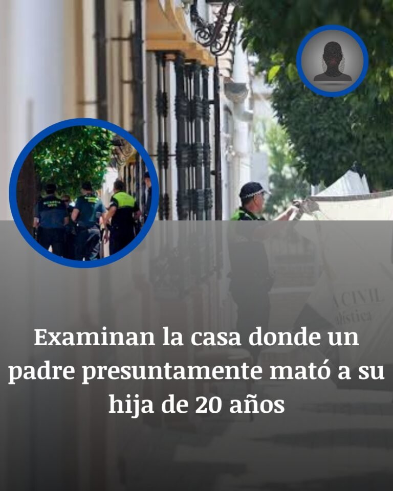 La casa de Gerena que la Guardia Civil examina tras la muerte de una joven de 20 años y su padre