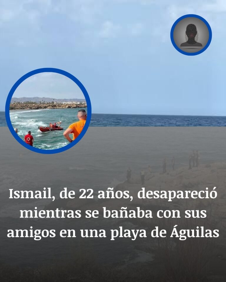 Ismail, de 22 años, desaparece en una playa de Águilas tras hundirse ante sus amigos