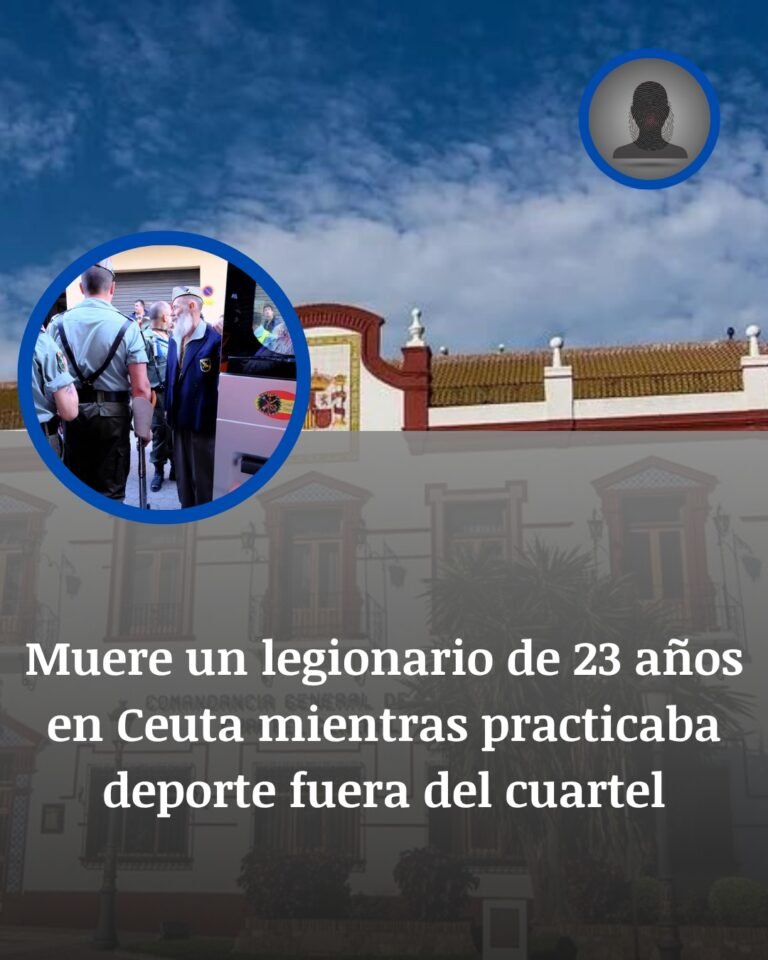 Muere un legionario de 23 años en Ceuta tras desplomarse mientras hacía ejercicio fuera del cuartel