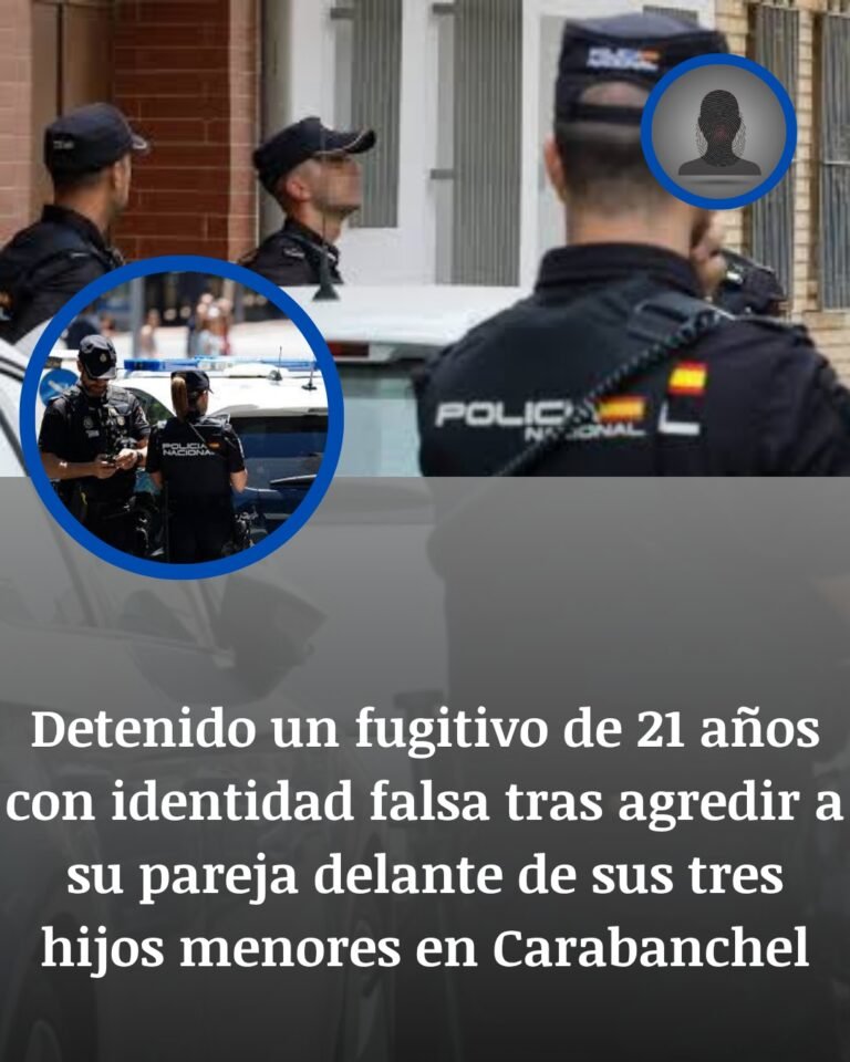 Golpes, una identidad robada y tres niños delante: la caída de un fugitivo en Carabanchel
