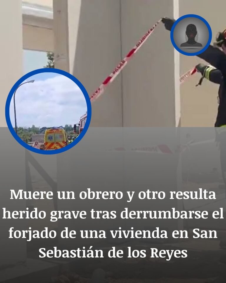 Muere un obrero de 43 años tras derrumbarse el forjado de una vivienda en obras en San Sebastián de los Reyes