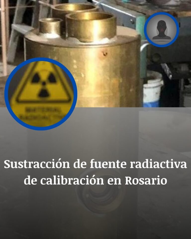 Argentina activa una alerta nacional tras el robo de una cápsula de cesio-137 en Rosario