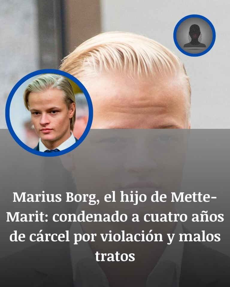 Marius Borg, hijo de Mette-Marit, condenado a cuatro años de cárcel por violación y malos tratos en Oslo