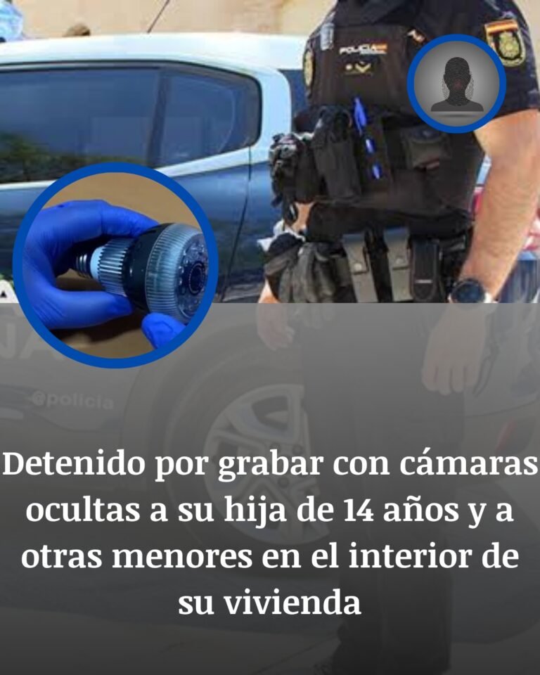 Valencia: detenido por grabar con cámaras ocultas a su hija de 14 años y a otras menores en su propia casa