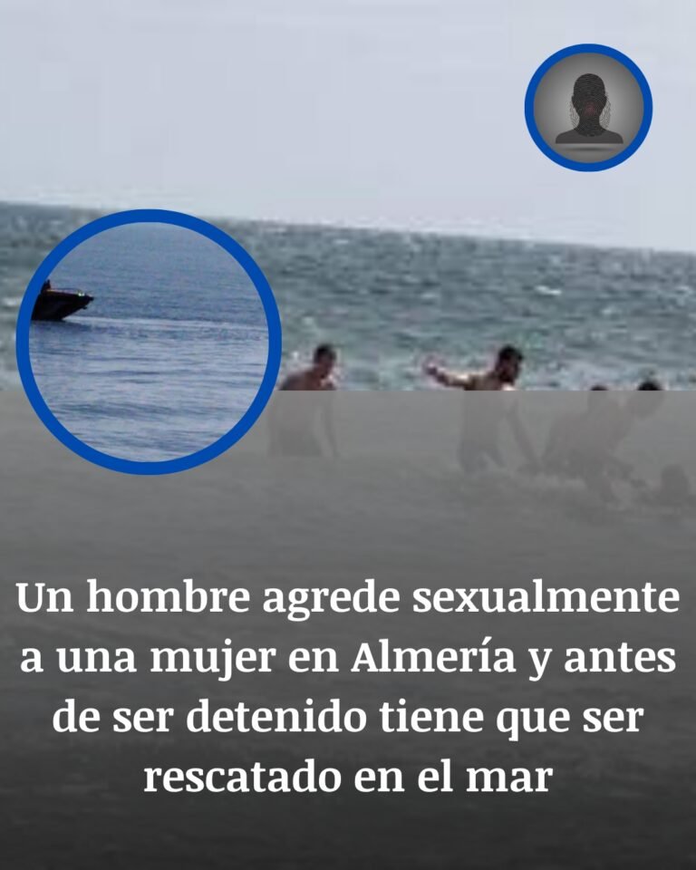 Almería: detenido un joven de 21 años tras agredir sexualmente a una mujer y huir al mar