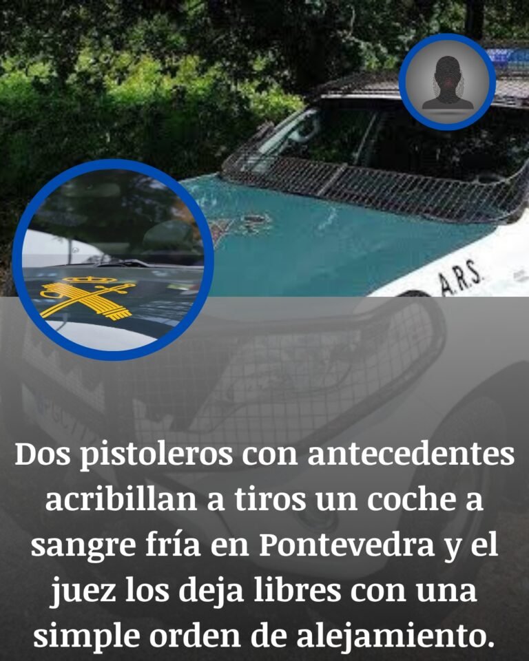 Indignación en Pontevedra: Dos pistoleros acribillan a tiros un coche en marcha y quedan en libertad