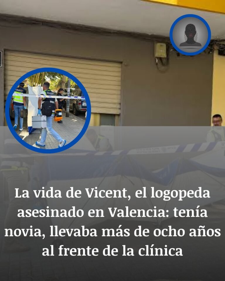 Vicent, el logopeda asesinado en Valencia: la vida que sostenía la Clínica Diálogo antes del crimen