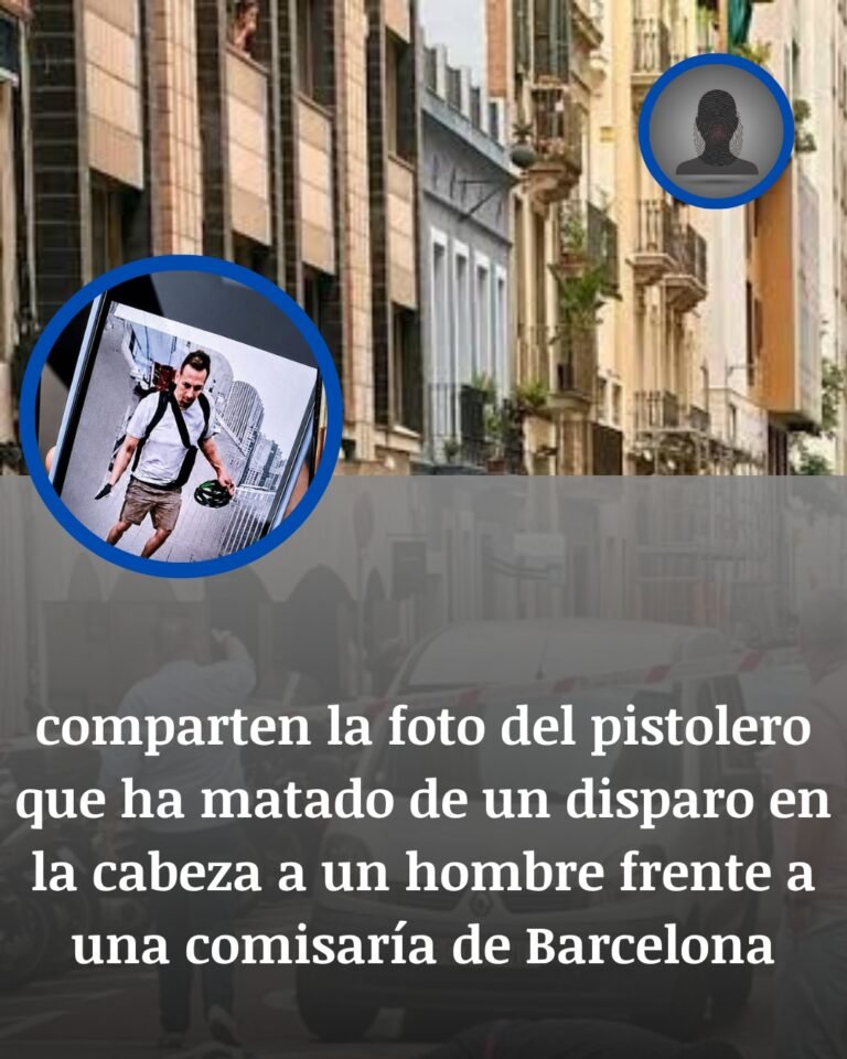 Alerta máxima en Barcelona: Difunden la imagen del sicario que ejecutó a un hombre junto a una comisaría