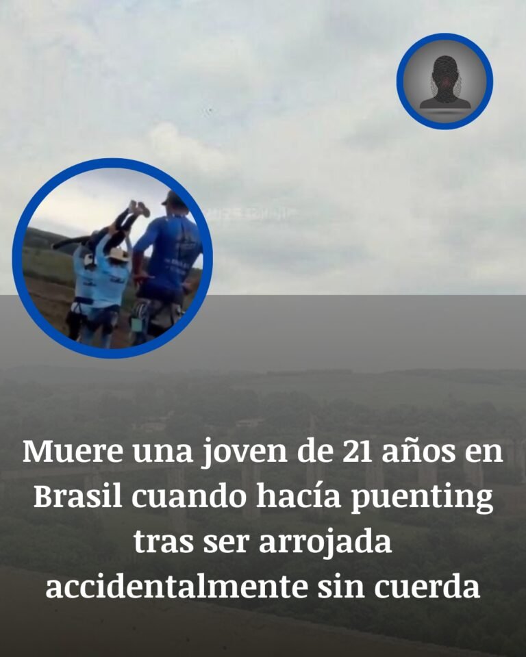 Muere una joven de 21 años al ser lanzada sin cuerda en un salto extremo en Brasil