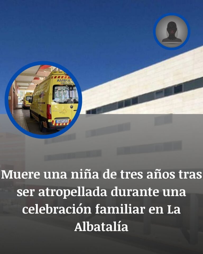 Muere una niña de tres años tras ser atropellada en una celebración familiar en La Albatalía, Murcia