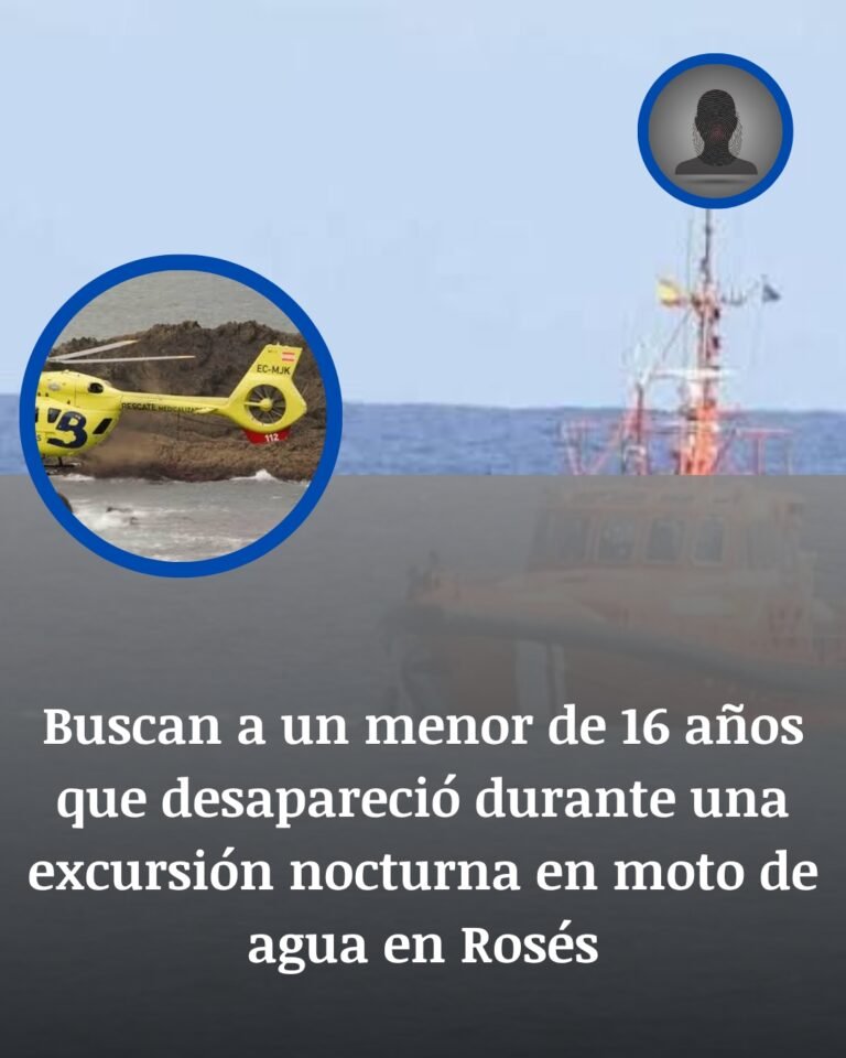 Roses busca a un menor de 16 años desaparecido en el mar tras una excursión nocturna en moto de agua