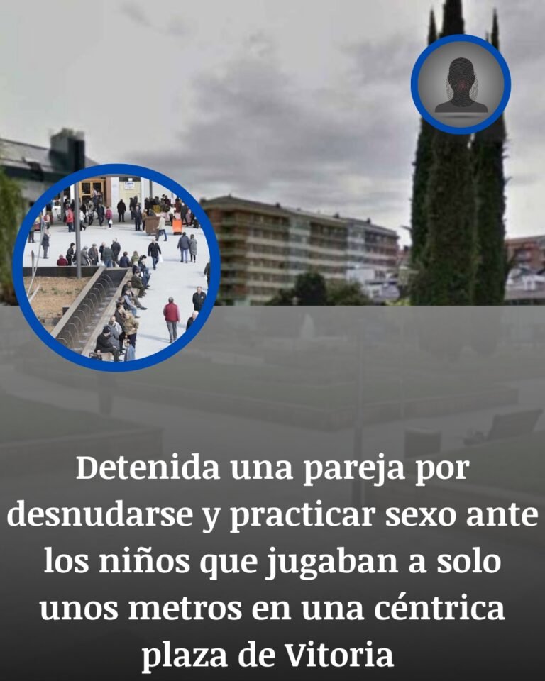 Detenida una pareja por practicar sexo ante niños en una céntrica plaza de Vitoria
