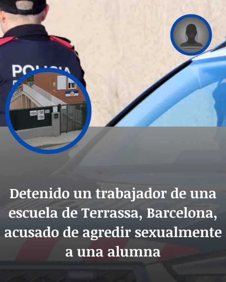 Indignación en Terrassa: Detienen a un empleado de un colegio acusado de agredir sexualmente a una alumna