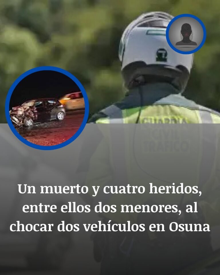 Un muerto y cuatro heridos, entre ellos dos menores, tras un choque frontal en Osuna