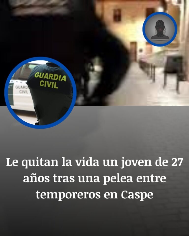 Caspe: La Plaza Aragón, La Pelea Y El Joven Que Cayó Al Suelo