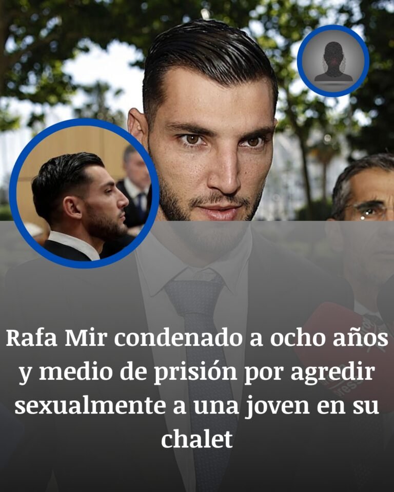 Rafa Mir, condenado a ocho años y medio de prisión por la agresión sexual a una joven en Bétera