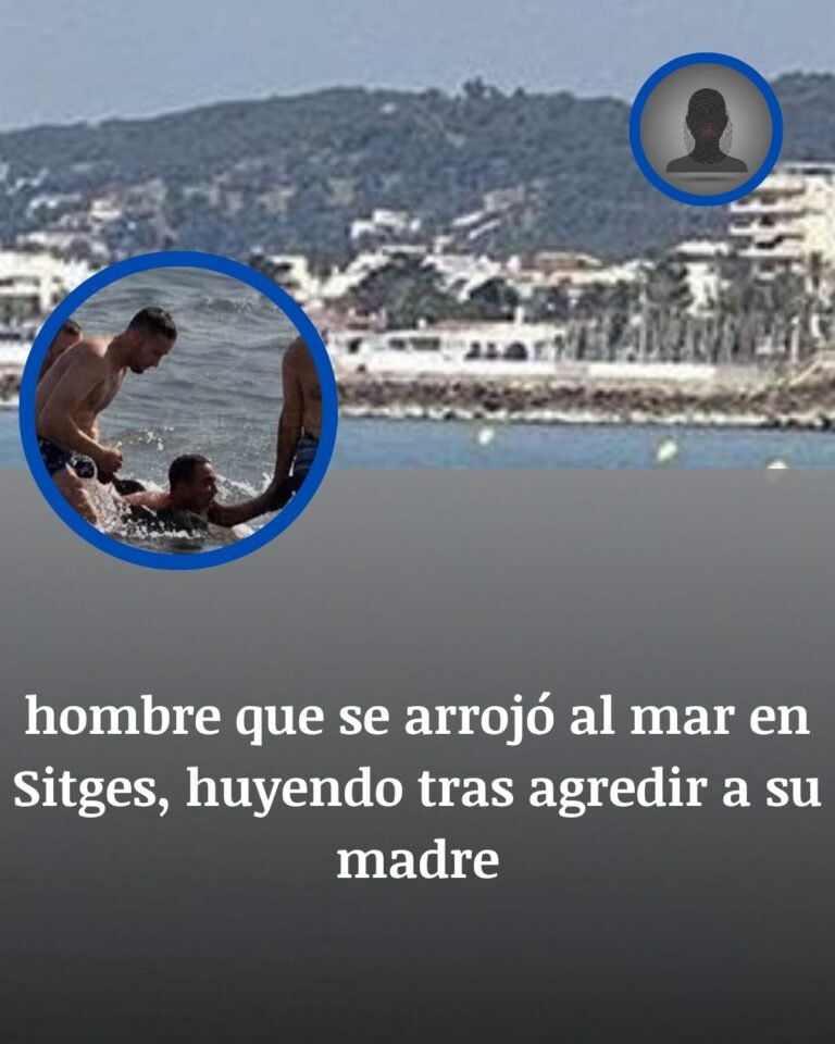 Sitges: Detenido Tras Atacar Presuntamente A Su Madre Y Huir Nadando En El Mar