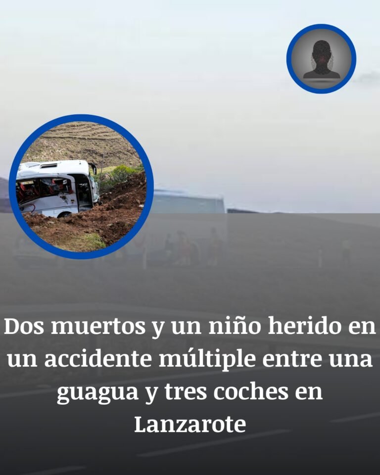 Lanzarote: dos muertos y un niño herido tras un choque con una guagua en Yaiza