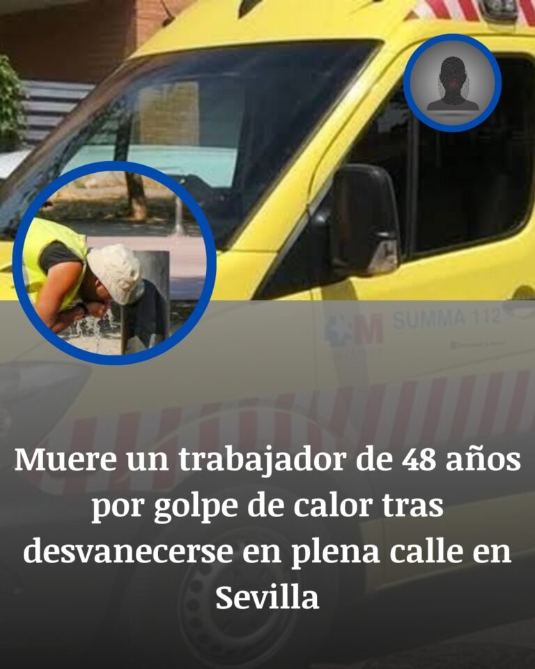 Muere un trabajador de 48 años por golpe de calor tras desplomarse en plena calle en Sevilla