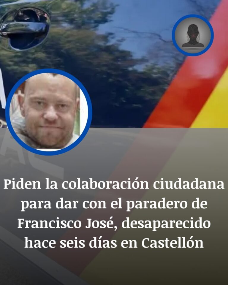 Francisco José, desaparecido en Castellón: piden ayuda para localizar a un hombre vulnerable seis días después