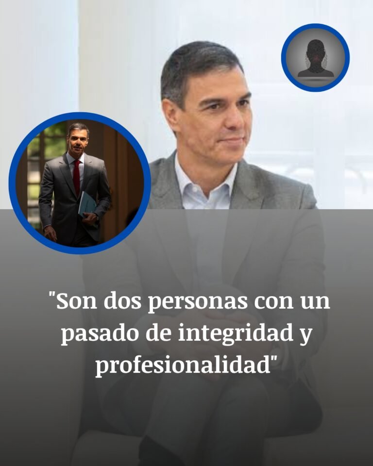 Pedro Sánchez sale en defensa de Begoña Gómez y David Sánchez y denuncia una ofensiva política contra su entorno