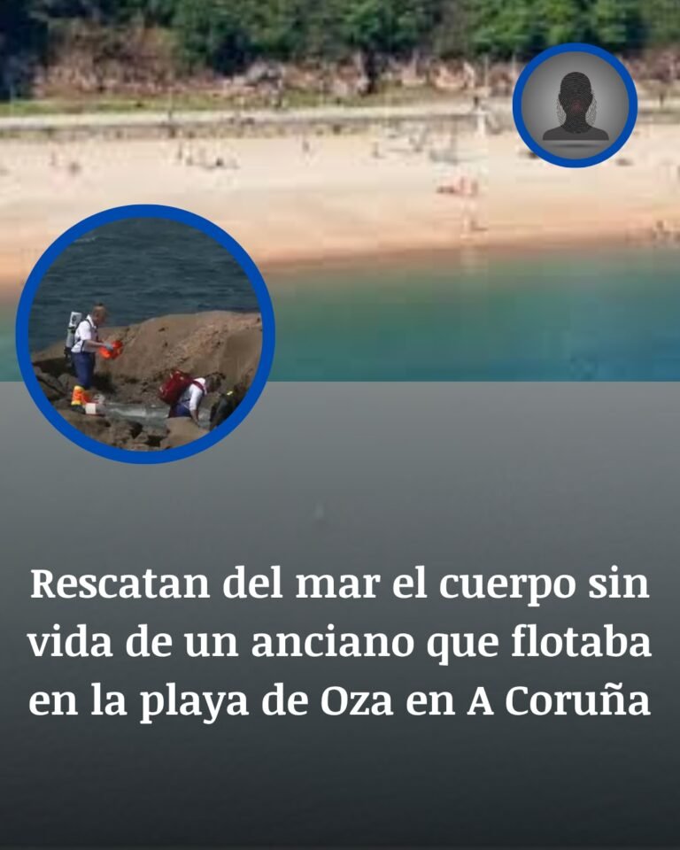 A Coruña: el mar devuelve el cuerpo de un anciano en la playa de Oza y la investigación sigue abierta