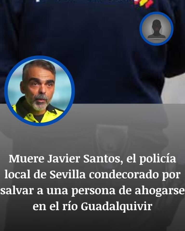 Muere Javier Santos, el policía local de Sevilla que salvó una vida en el Guadalquivir