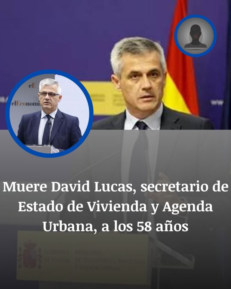Muere David Lucas, secretario de Estado de Vivienda y Agenda Urbana, a los 58 años