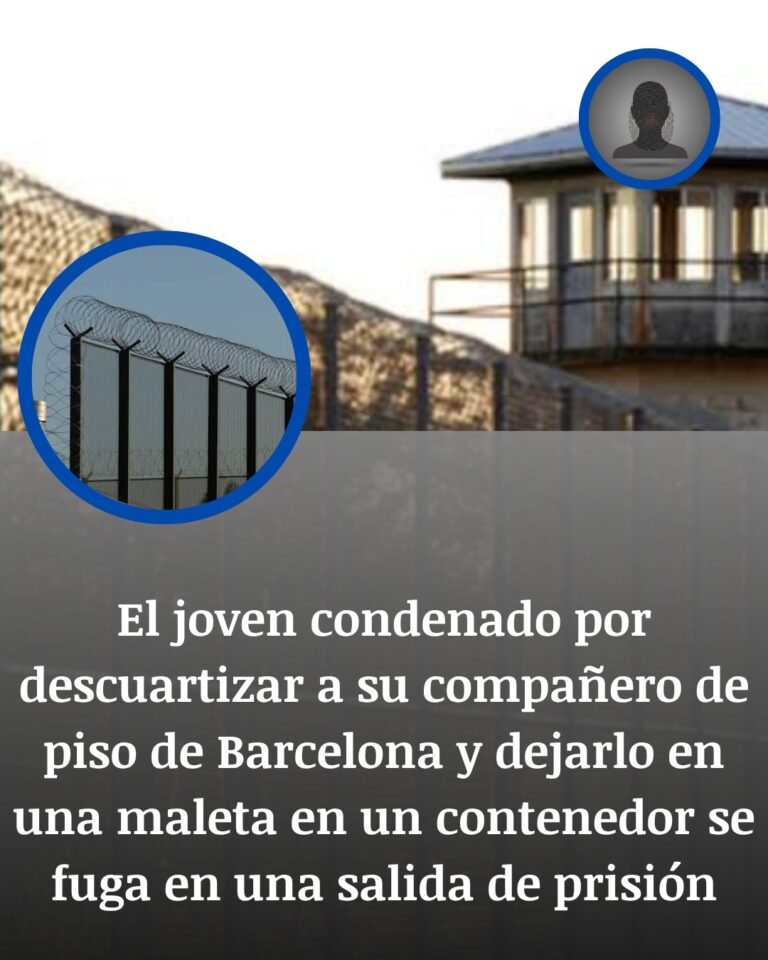 Fuga en Barcelona: desaparece durante una salida de prisión el condenado por el crimen de la maleta