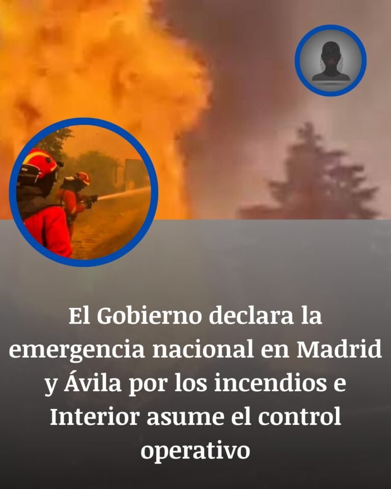 Emergencia nacional por los incendios de Madrid y Ávila: más de 11.500 evacuados y el control pasa a Interior