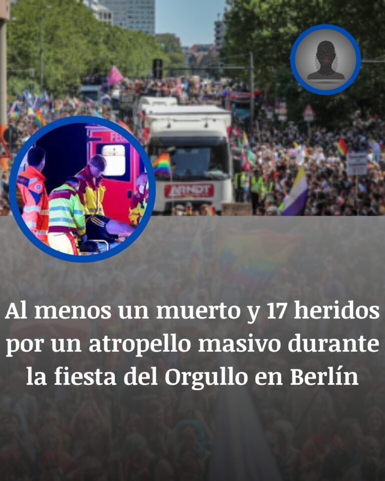 Atropello masivo en el Orgullo de Berlín: un muerto, 17 heridos y una ciudad bajo el impacto del terror