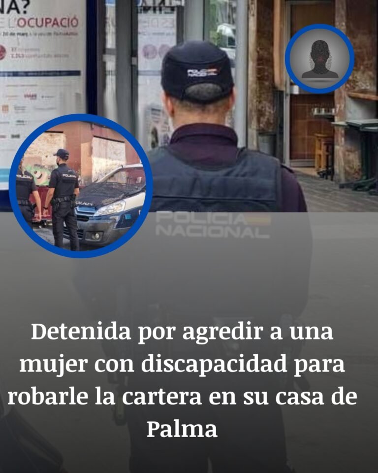 Golpes en la casa cerrada de Son Roca: detenida por atacar a una mujer con discapacidad para robarle la cartera en Palma