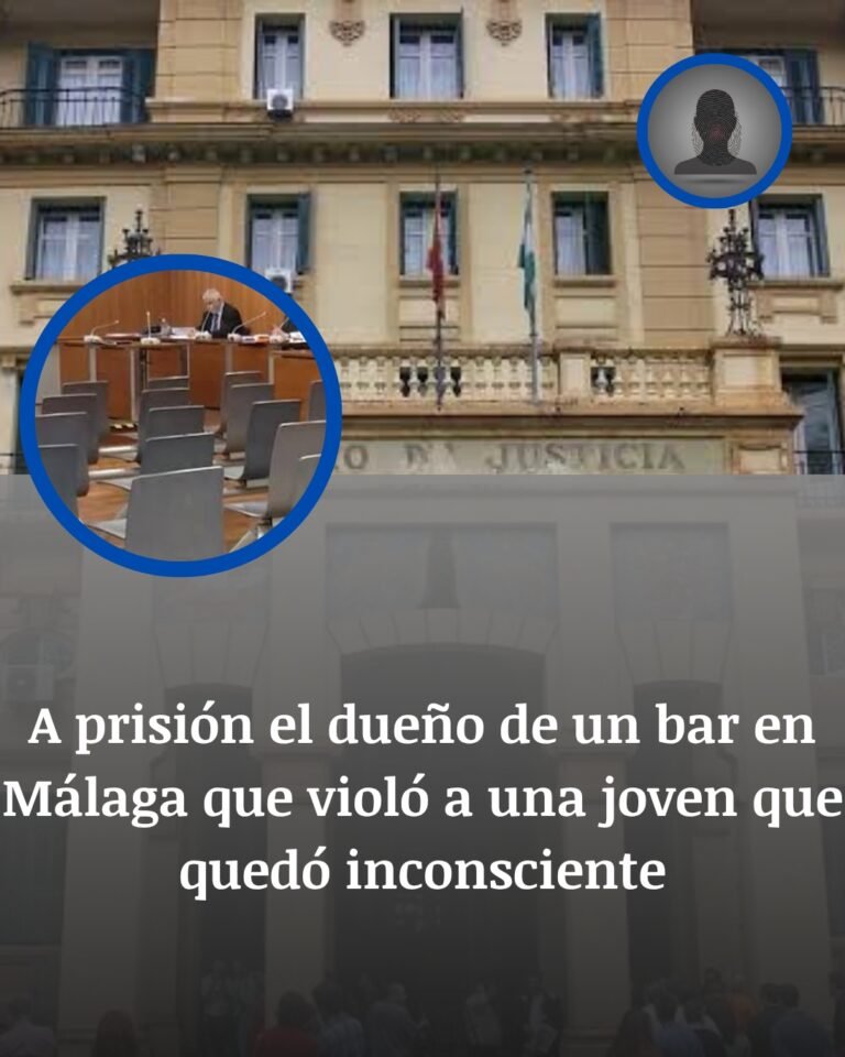 Málaga: el dueño de un bar que violó a una joven inconsciente acepta ocho años de prisión