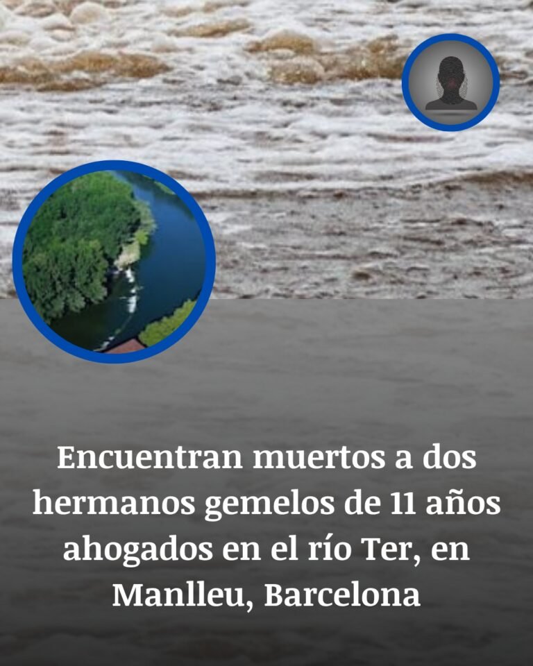 Hallan muertos a dos hermanos gemelos de 11 años en el río Ter de Manlleu