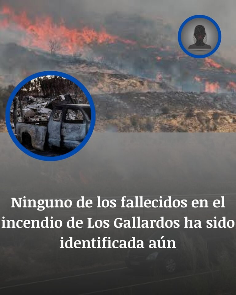 Los fallecidos del incendio de Los Gallardos siguen sin identificar mientras el ADN viaja a Madrid
