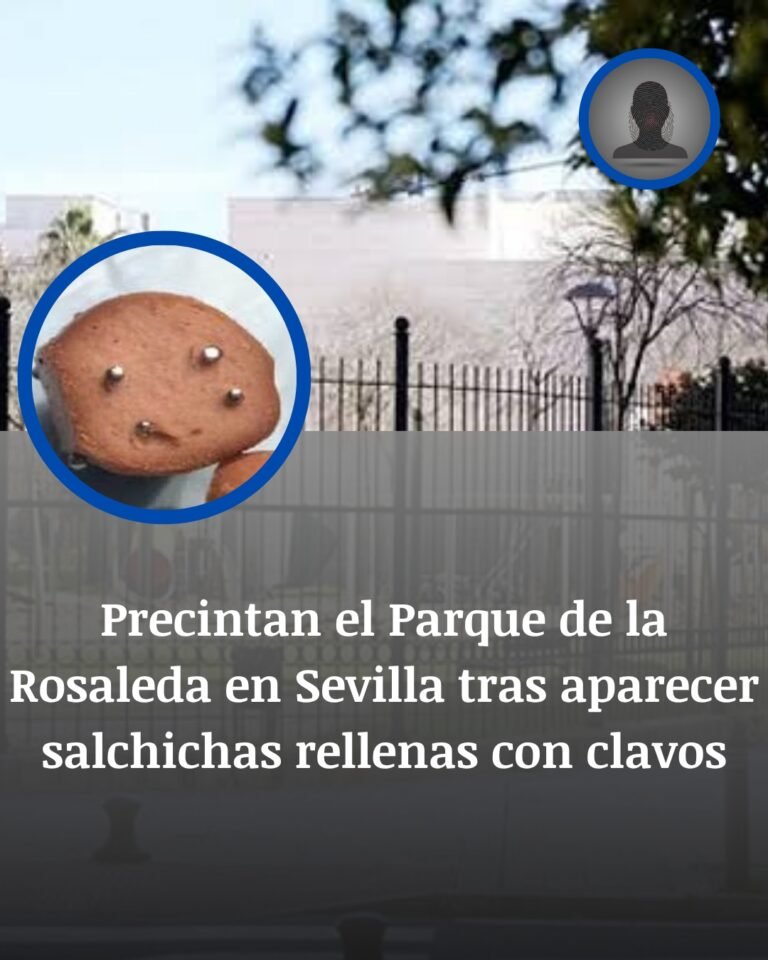 Precintan el Parque de la Rosaleda en Sevilla tras aparecer salchichas con clavos y agujas y dejar dos perros heridos