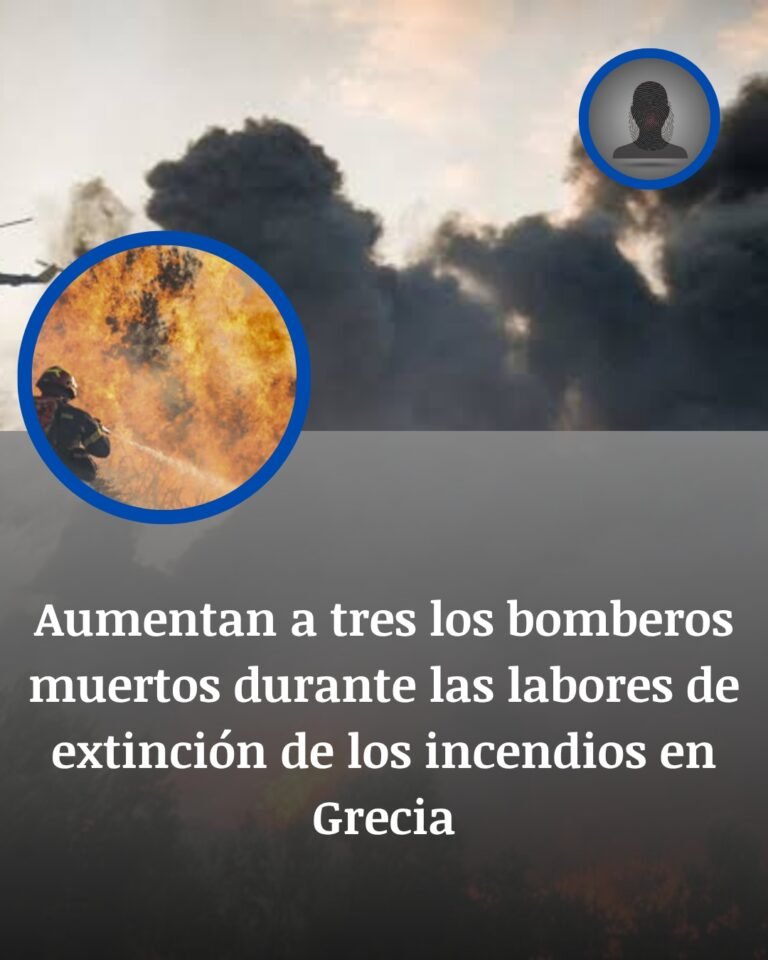 Tres bomberos muertos en Grecia: el fuego rompe la línea de extinción entre Creta y el Peloponeso