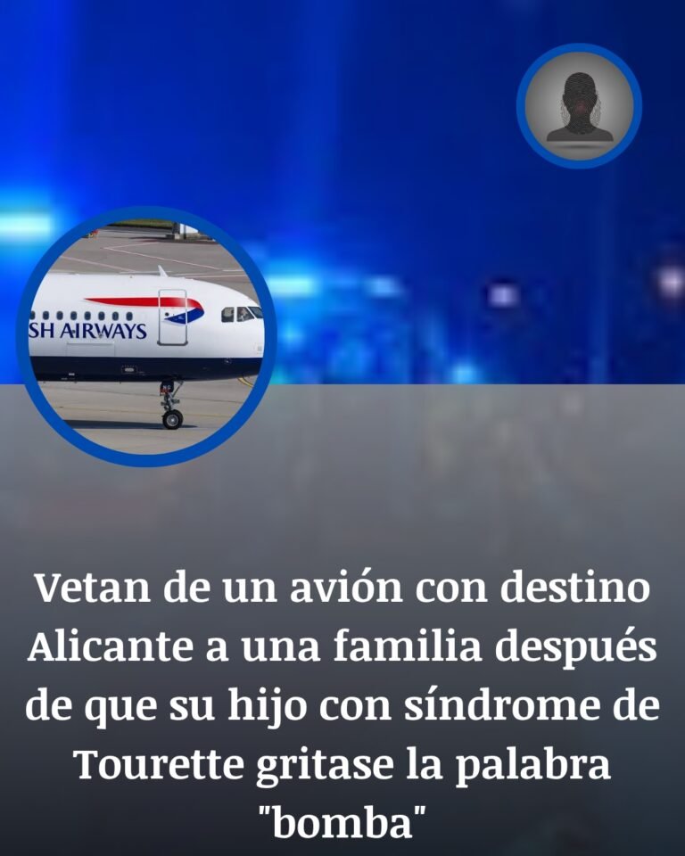 British Airways veta a una familia en un vuelo a Alicante tras los tics verbales de un menor con síndrome de Tourette