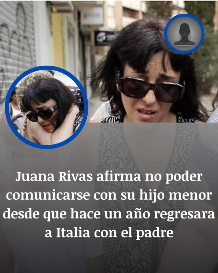 Juana Rivas denuncia un año sin poder hablar con su hijo menor tras su regreso a Italia