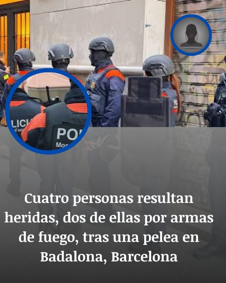 Cuatro heridos tras una pelea con disparos en Badalona durante una mediación por una boda