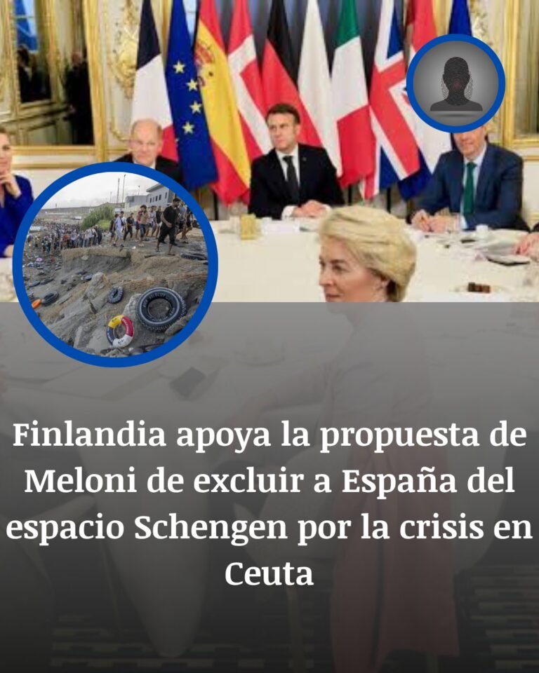Finlandia se suma a Meloni y pide apartar a España de Schengen por la crisis migratoria en Ceuta