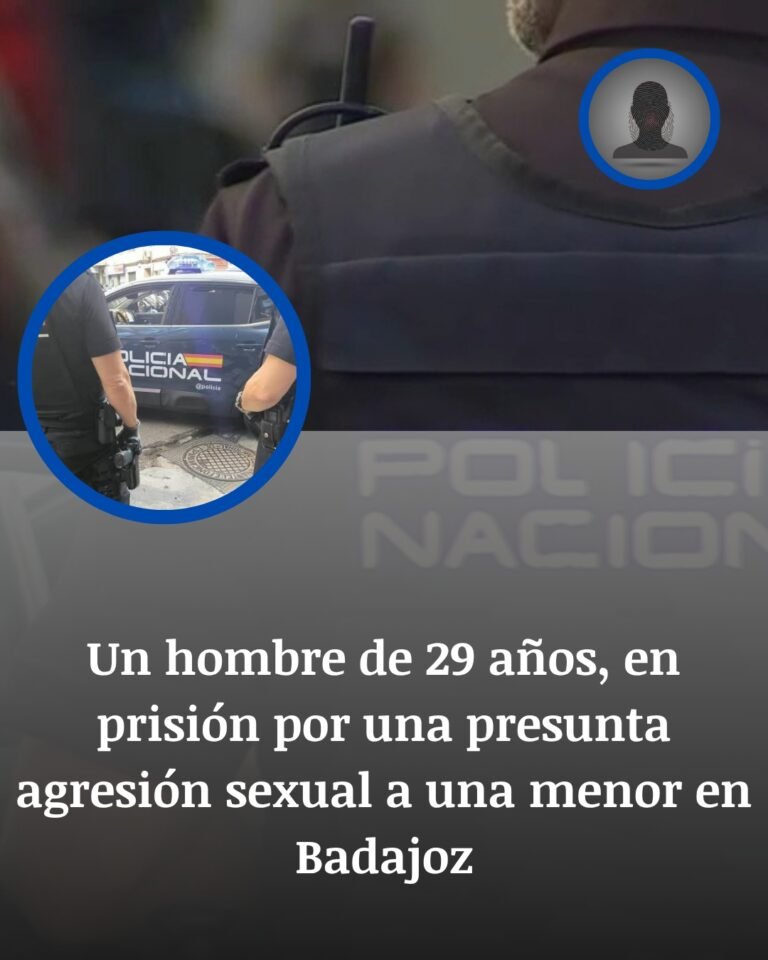 Badajoz: un hombre de 29 años, en prisión por una presunta agresión sexual a una menor