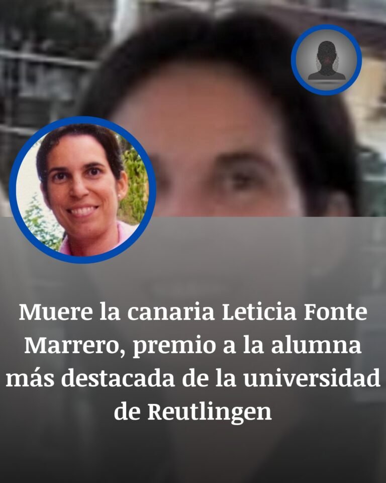 Muere Leticia Fonte Marrero, la canaria premiada en Alemania por su excelencia académica
