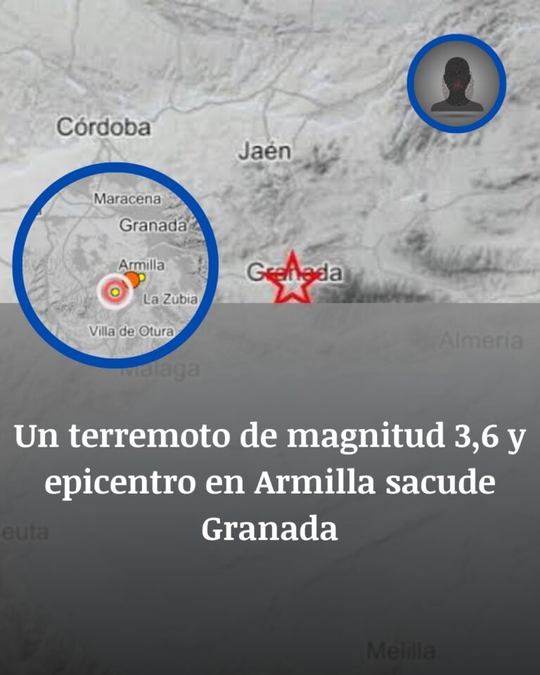Terremoto en Granada: un seísmo superficial en Armilla sacude la capital y el área metropolitana
