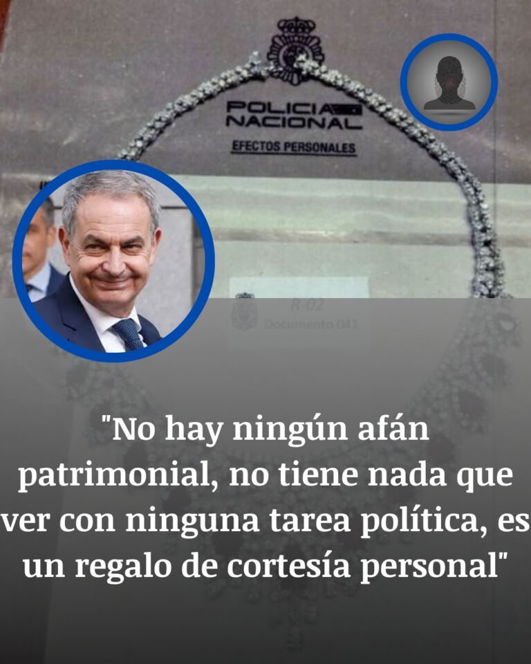 Zapatero se aferra al regalo: las joyas bajo sospecha quedan en el centro de su defensa