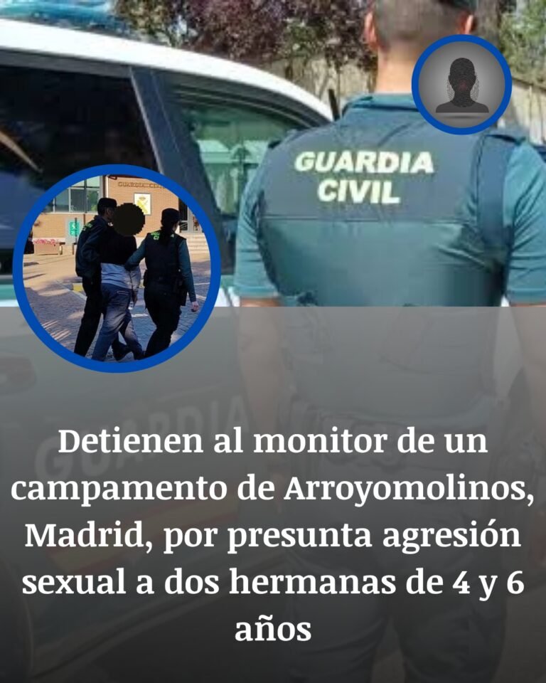 Detenido un monitor de campamento en Arroyomolinos por la presunta agresión sexual a dos hermanas de 4 y 6 años