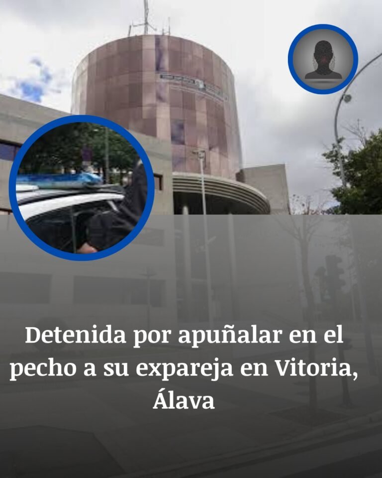 Detenida tras apuñalar en el pecho a su expareja en Vitoria: el hombre quebrantó la orden de alejamiento